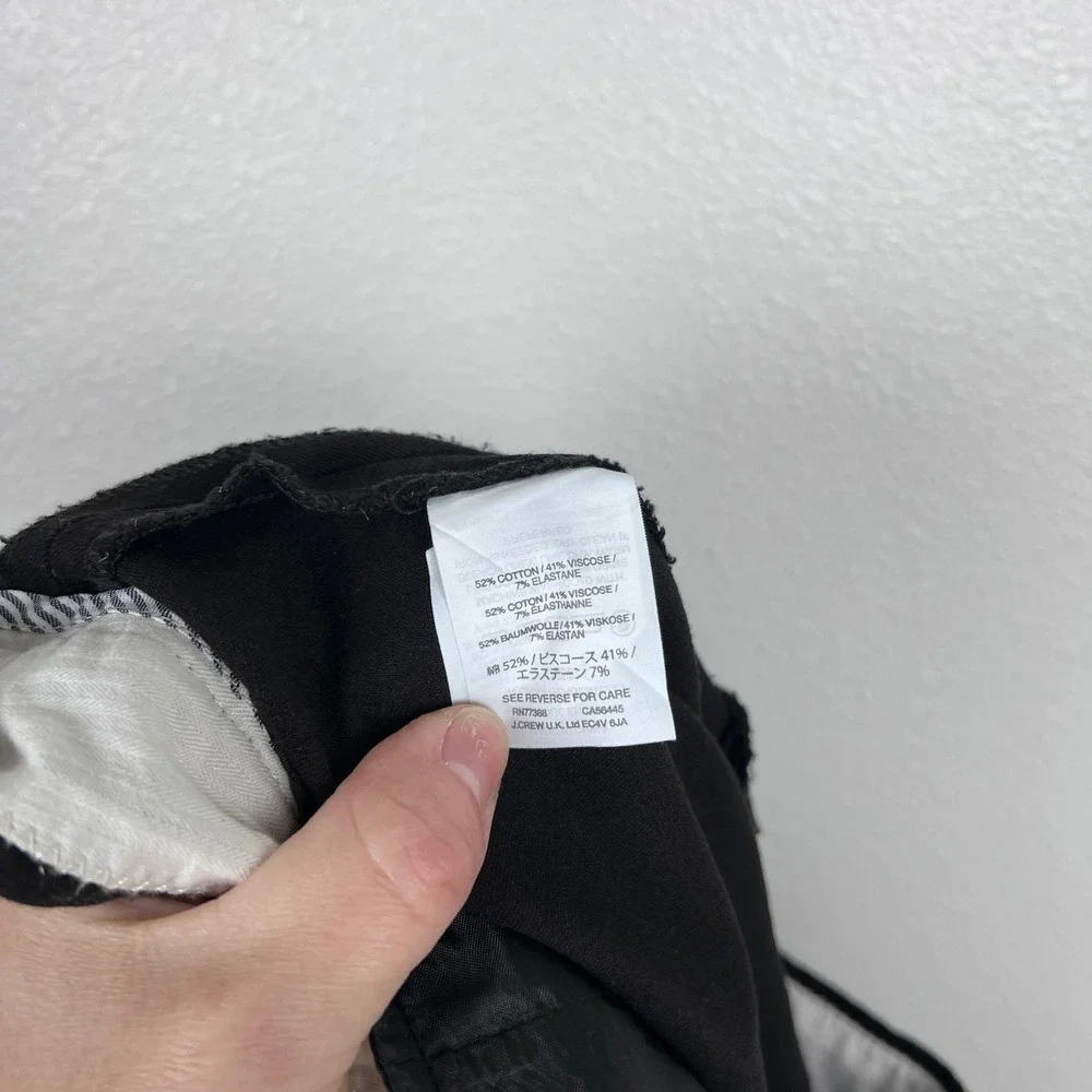 J Crew Women's Maddie‎ Dress Pants Black Sz 2